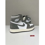 新作入荷 Jordan Air Jordan 1 High OG“Black and Smoke Grey”NIKE スニーカー QIAOBA工場.SIZE:36-46