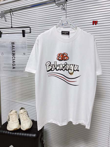 2024年早春新品入荷 バレンシアガ半袖 Tシャツ FF工場