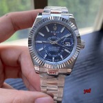 ロレックス高品質42mm 自動巻ムーブメント腕時計 yaf工場