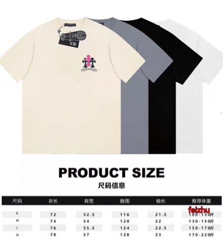 2024年4月12日新作入荷クロムハーツ半袖 TシャツFEIZHU工場