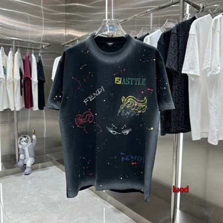 2024年4月30日夏季新作入荷フェンディ 半袖 Tシャツl...