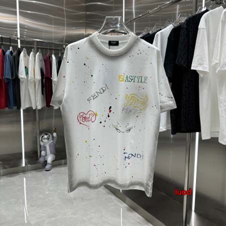 2024年4月30日夏季新作入荷フェンディ 半袖 Tシャツl...