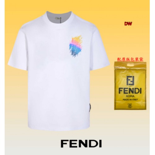 2024年5月24日夏季新作入荷FENDI 半袖 Tシャツ DW工場S-XXL