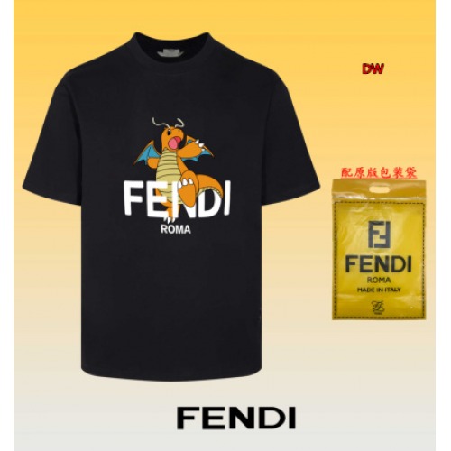 2024年5月24日夏季新作入荷FENDI 半袖 Tシャツ DW工場S-XXL