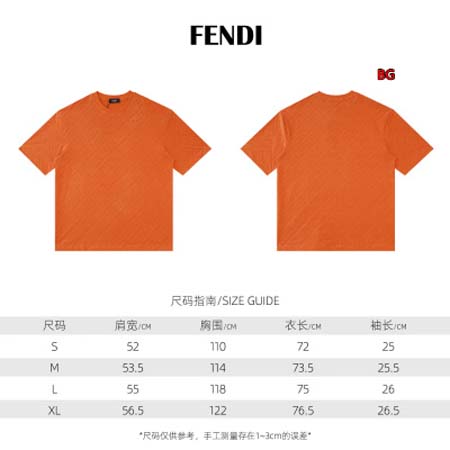 2024年5月16日夏季新作入荷FENDI半袖 TシャツBG...