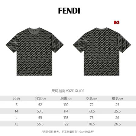 2024年5月16日夏季新作入荷FENDI半袖 TシャツBG...