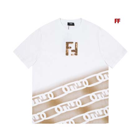 2024年5月23日夏季新作入荷FENDI半袖 Tシャツ F...