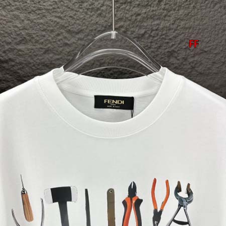 2024年6月18日夏季新作入荷FENDI 半袖 Tシャツ FF工場S-XXL