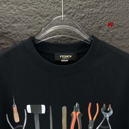 2024年6月18日夏季新作入荷FENDI 半袖 Tシャツ FF工場S-XXL