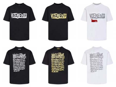 2024年6月7日新作入荷Vetements半袖 TシャツL...