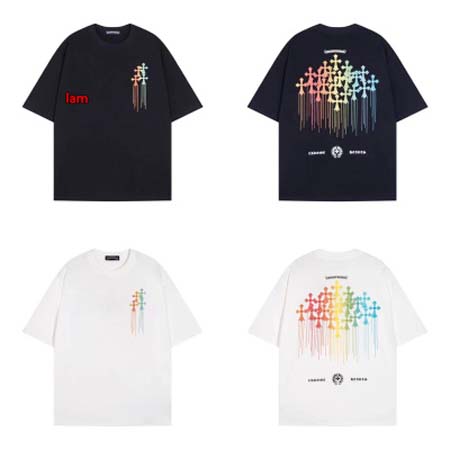 2024年6月11日夏季新作入荷クロムハーツa 半袖 Tシャ...