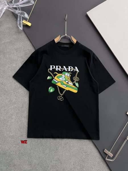 2024年6月11日夏季高品質新作入荷PRADA 半袖 Tシ...