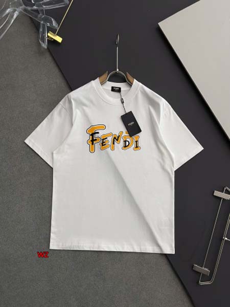 2024年6月11日夏季高品質新作入荷FENDI半袖 Tシャ...