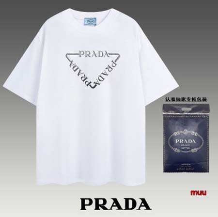 2024年6月13日夏季新作入荷PRADA半袖 Tシャツ M...