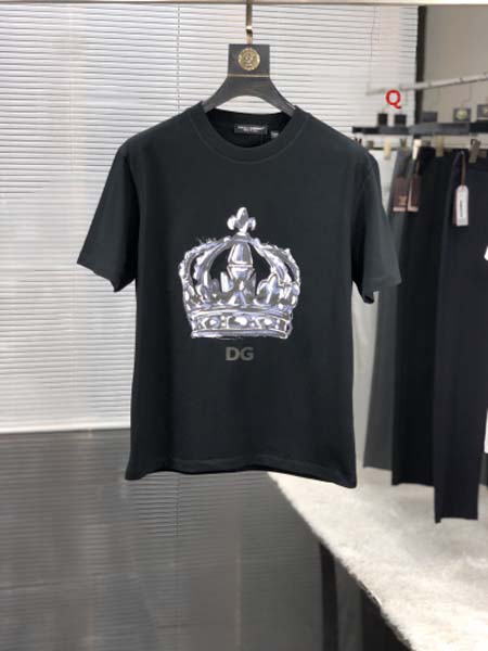 2024年7月11日夏季新品入荷Dolce&Gabbana半袖 Tシャツ qiang工場