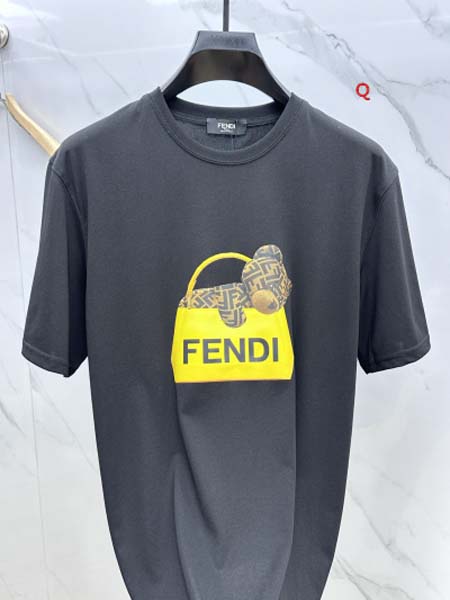 2024年7月11日夏季新品入荷FENDI半袖 Tシャツ qiang工場