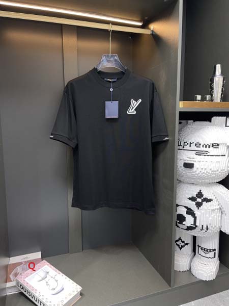 2024年7月11日夏季高品質入荷ルイヴィトン半袖 Tシャツ qiang工場