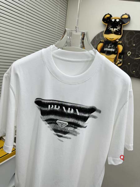 2024年7月12日高品質新作入荷 PRADA 半袖 Tシャツ QIANG工場