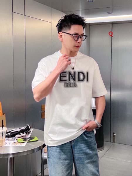 2024年7月15日高品質新作入荷FENDI 半袖 Tシャツ QIANG工場