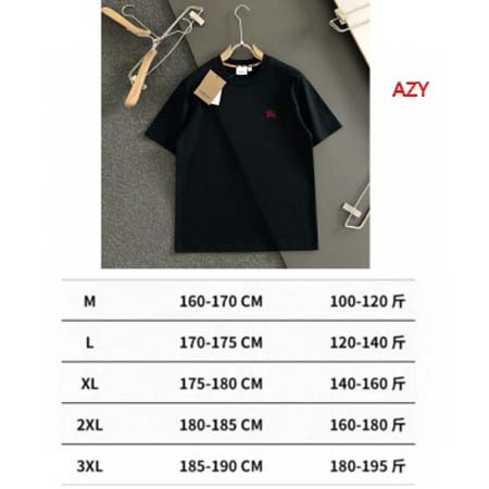 2024年7月17日夏季新作入荷バーバリー  半袖 Tシャツ AZY工場