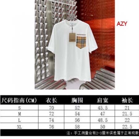 2024年7月17日夏季新作入荷バーバリー半袖 Tシャツ AZY工場