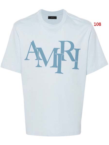 2024年夏季7月23日新作入荷AMIRI半袖 Tシャツ 108工場