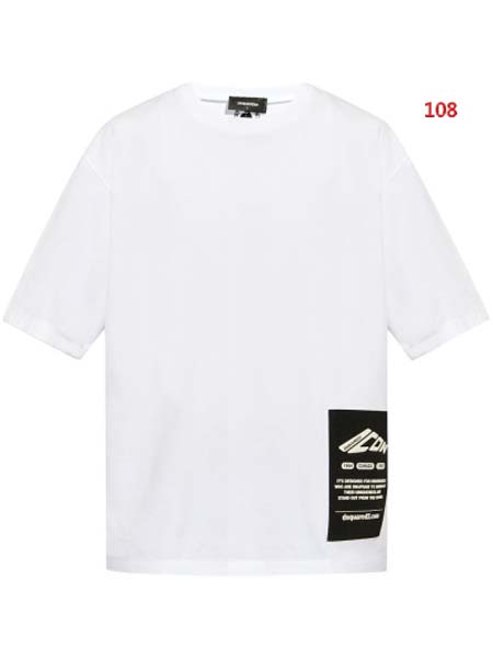 2024年夏季7月23日新作入荷DSQUARED2 半袖 Tシャツ 108工場