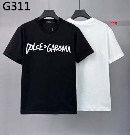 2024年7月26日新品入荷Dolce&Gabbana半袖 TシャツDSQ工場