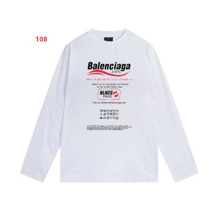 2024年7月30日早秋新品入荷バレンシアガ 長袖 Tシャツ 108工場