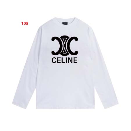 2024年7月30日早秋新品入荷CELINE  長袖 Tシャツ 108工場