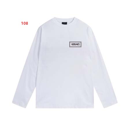 2024年7月30日早秋新品入荷ヴェルサーチ 長袖 Tシャツ 108工場