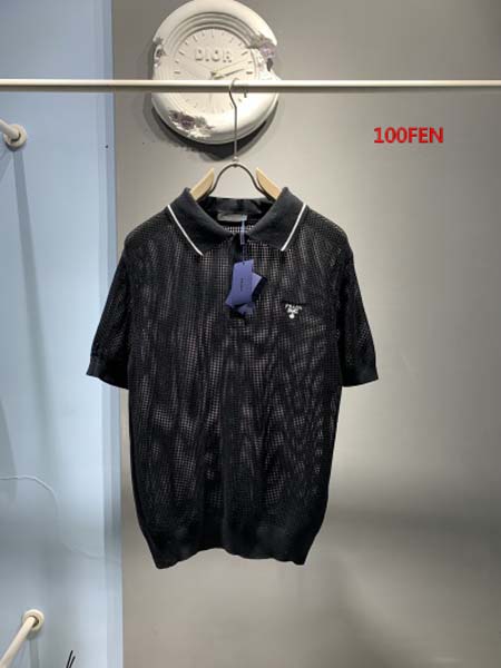 2024年7月11日夏季高級品新品入荷 PRADA 半袖 T...