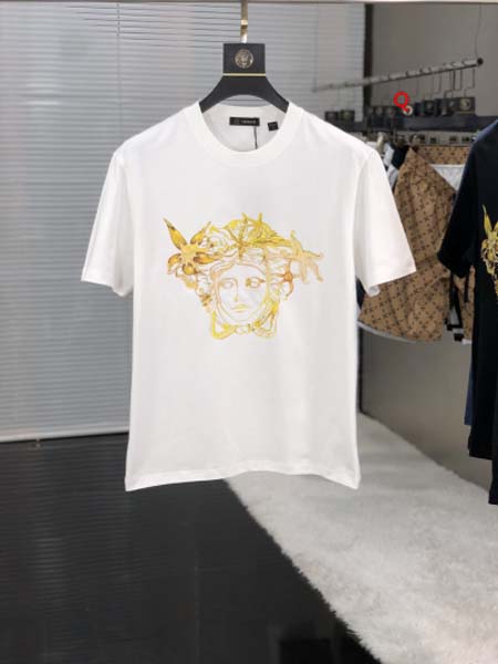 2024年7月11日夏季新品入荷ヴェルサーチ半袖 Tシャツ ...