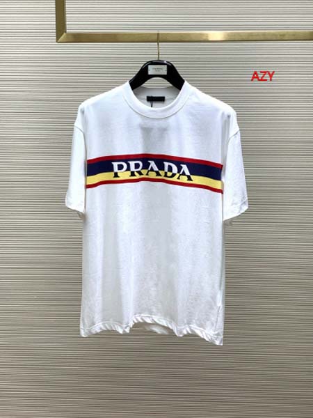 2024年7月17日夏季新作入荷PRADA 半袖 Tシャツ ...