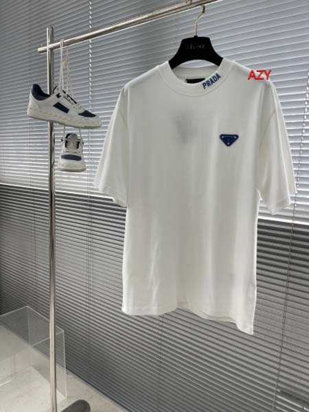 2024年7月17日夏季新作入荷PRADA 半袖 Tシャツ ...