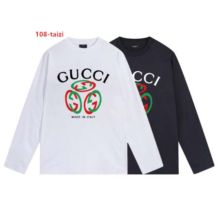 2024年7月30日新品入荷 グッチ 長袖 Tシャツ 108...