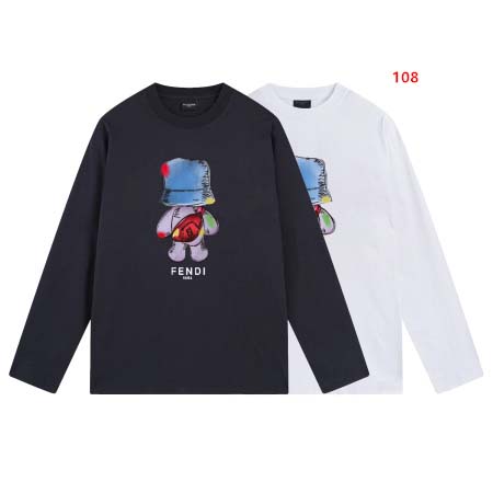 2024年7月30日早秋新品入荷 FENDI 長袖 Tシャツ...