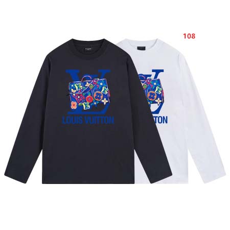 2024年7月30日早秋新品入荷 ルイヴィトン 長袖 Tシャ...