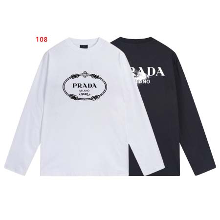 2024年7月30日早秋新品入荷PRADA  長袖 Tシャツ...