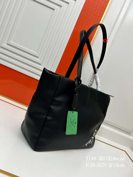 2024年8月2日新品入荷PRADA バッグ XX工場 SIZE:长35-高29-宽15cm