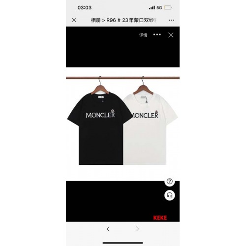 2024年新作入荷 モンクレール半袖 Tシャツ keke工場