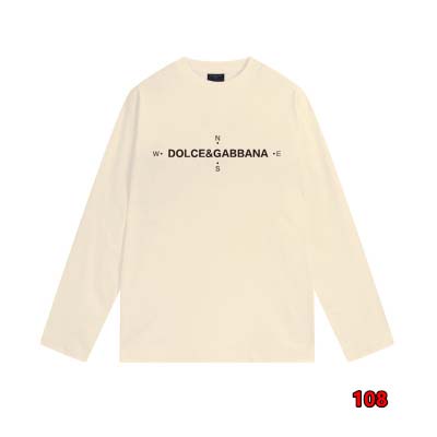 2024年8月21日早秋新品入荷Dolce&Gabbana  長袖 Tシャツ 108工場