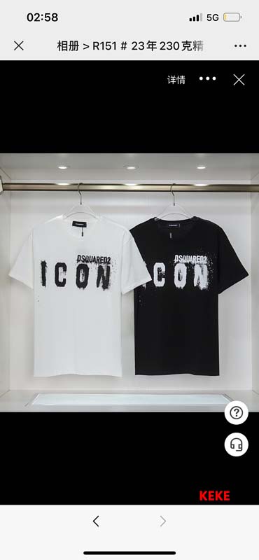 2024年新作入荷 DSQUARED2半袖 Tシャツ kek...