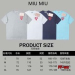 2024年9月4日早秋新品入荷MIUMIU  半袖 Tシャツ FF工場