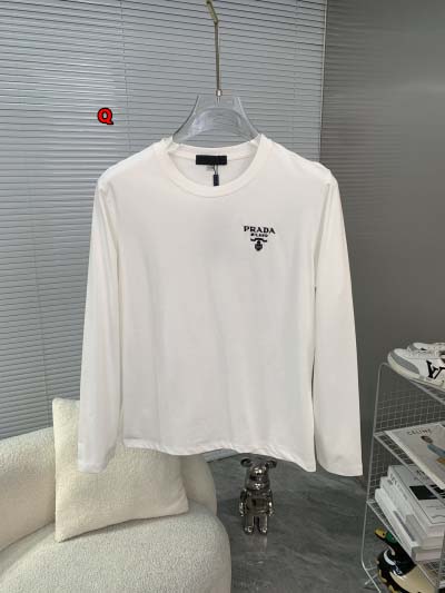 2024年9月9日早秋高品質新品入荷 PRADA 長袖 Tシ...