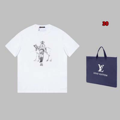 2024年9月23日早秋新品入荷 ルイヴィトン 半袖 Tシャ...