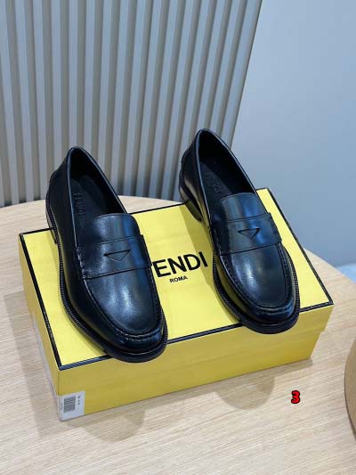 2024年9月29日早秋原版復刻新品入荷 FENDI 革靴3...