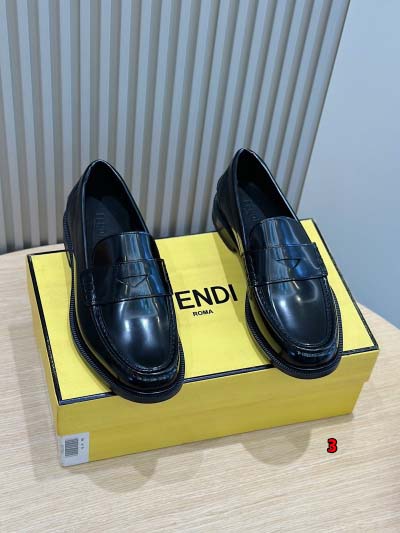 2024年9月29日早秋原版復刻新品入荷 FENDI 革靴3...