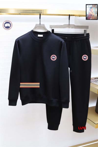 2024年10月21日秋冬新品入荷 Canada Goose バーバリー 上下セット LUYI工場