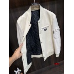 2024年10月8日秋冬高品質新品入荷 PRADA 本革厚手 ジャケットアウター AIBIN工場